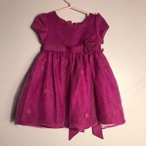 🌸Little girls hot pink party dress